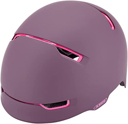 ABUS City Helmet Scraper 3.0 ACE - Durable bike helmet for urban commuting - for women and men - Purple/Pink, Size M
