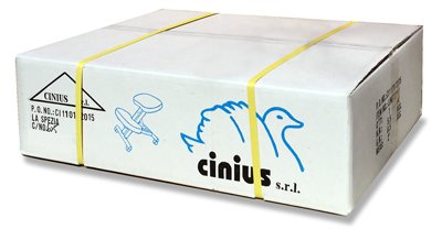 Cinius Ergonomic Chair Orthopedic Kneeling Stool Computer Chair Knee Hocker Fabric Natural/Black Color