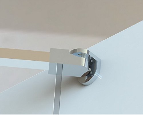 100cm stainless steel frameless shower door fixed side panel wall-to-glass support bar for 6mm 8mm 10mm thick glass by m-home