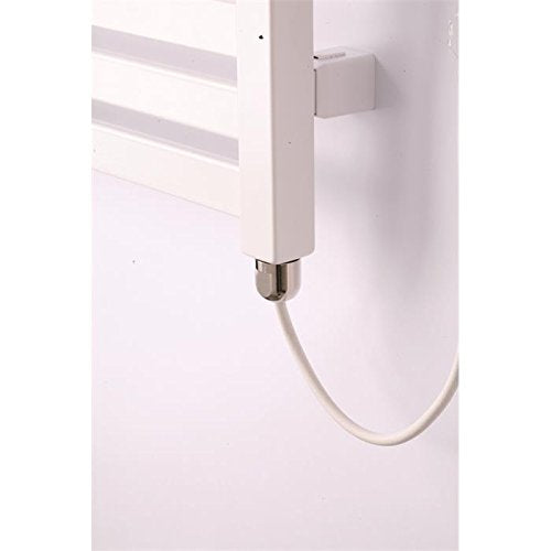 anapont electric towel warmer – chrome curved – with ON/OFF switch – bathroom heater electric – towel radiator – Made in Germany 1175h x 600w