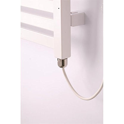 anapont electric towel warmer – chrome curved – with ON/OFF switch – bathroom heater electric – towel radiator – Made in Germany 1175h x 600w