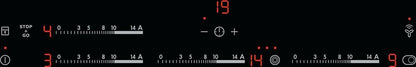 AEG HK854870XB cooktop electric/glass ceramic/ceramic / 76.6 cm/Rapid Power cooking zones/stainless steel