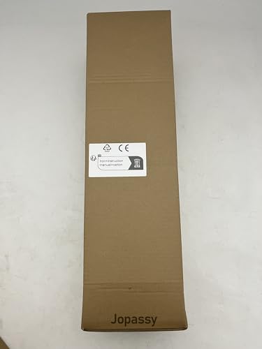 Jopassy 3* parking bollard barrier with 3 keys, steel foldable parking lock with reflective strips, sturdy base barrier post set.