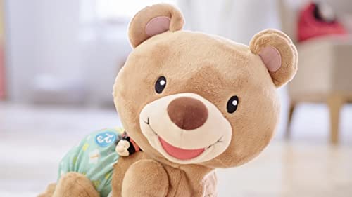 Vtech Baby Crawl-with-Me Bear - Interactive plush toy that crawls, counts, talks, and sings on its own - For children aged 9-36 months.