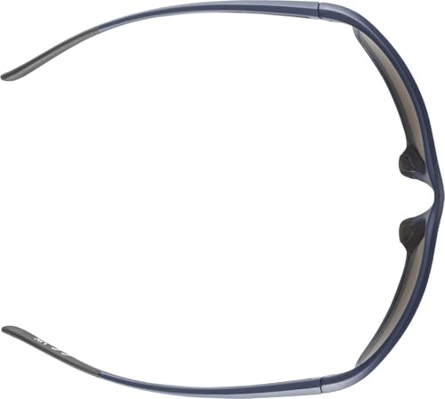 ALPINA DEFEY - Mirrored and shatterproof sports and bike goggles with 100% UV protection for adults, miracle-blue matte