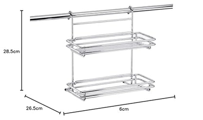 Tescoma Double Shelf MONTI 26 cm, ['Silver']