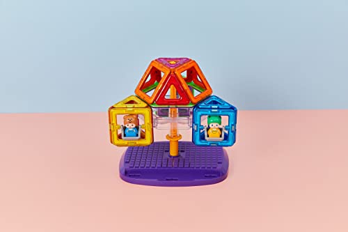 MAGFORMERS Magnetic Building Blocks Carnival Plus Set, 48 Pieces, Ages 3-8, 8x34x24 cm, Magnetic, Building Blocks Toy, Educational Toy, Scientific Thinking, Unisex, Plastic, 703016