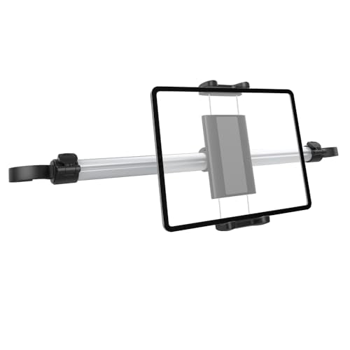 Girafus Tablet Holder for Car Headrest Middle 4-13 Inch Tablet Car Mount Backseat Tablet Holder between Headrests Rear fits iPad, iPad Pro, Switch, Galaxy. Tablet Holder Car Back Seat H3.