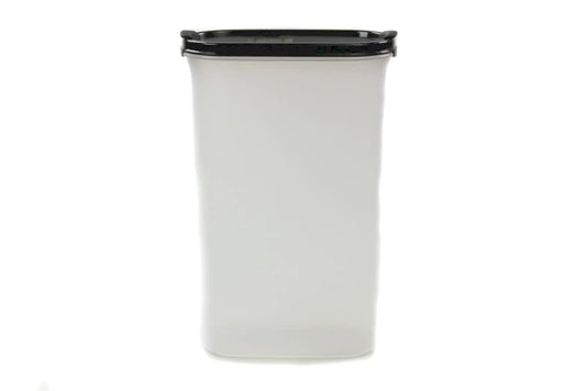 Tupperware Swiss 2.9 L black with pour spout storage modular container box.