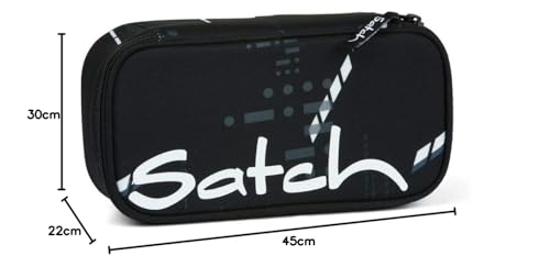 Satch Pack school backpack set 3 pieces with pencil case and gym bag (Ninja Matrix)