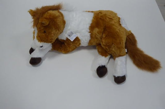 EBO 66174 Pony, lying down, 74 cm long, spotted