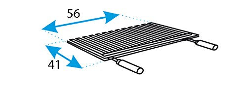 IMEX EL ZORRO 71608 iron grill grate, 56 x 41 cm