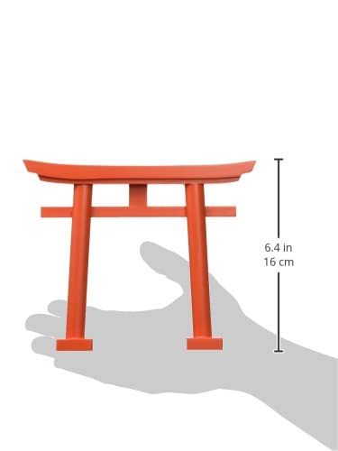 Kamidana-no-Sato Shrine, Kamidana, small red Torii gate with straight legs, from Japan