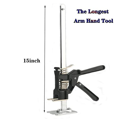 Arm hand tool, 2 pieces, labor-saving arm, 15 inches height adjuster, hand lifting tool, door and wood panels, lift table
