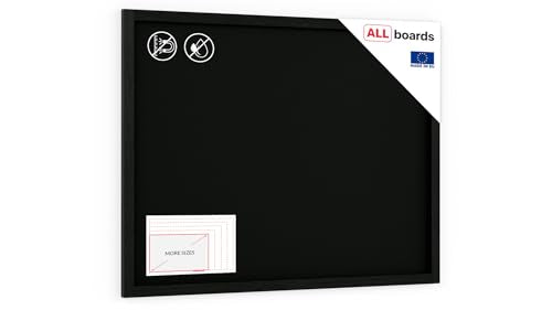 ALLboards chalkboard with black painted wooden frame 120x90cm, writing board, chalk + accessory set, for hanging on wall, blackboard, ideal for gastronomy.