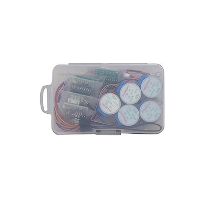 ELEGOO 5-pack Stepper Motor 5V 28BYJ-48 ULN2003 and 5pcs Driver Board ULN2003 for Arduino