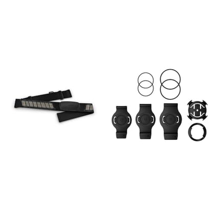 Garmin HRM-DUAL - chest strap for recording heart rate data & QuickFit bike mount for Garmin Fenix-/epix series, Enduro.