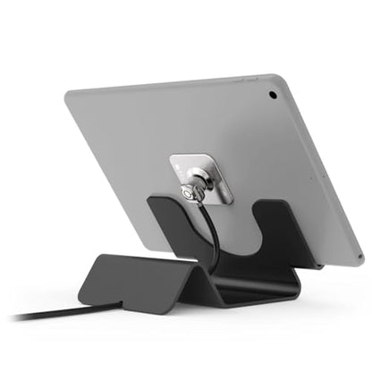 Maclocks Universal Security Tablet Holder with Cable Lock for Apple iPad Air 2, iPad 9.7" (2017), iPad Pro, Samsung Galaxy Tab, and more. [black | aluminum | theft protection] - CL12UTH-BB
