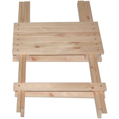 Froeschl Auto Accessories Wooden Folding Table Garden Side Table Camping Table foldable made of pine 7001233
