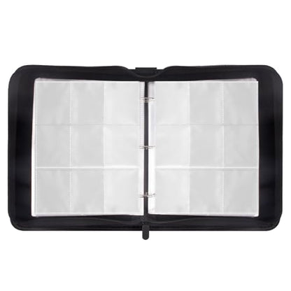 AnnuzoQ Collectible Cards Album for Cards, 50 pages, up to 900 card capacity, Card Holder Folder Book.