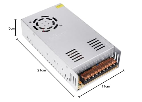 12V 30A power supply switch 120V DC 360W transformer for 3D printers, CCTV, LED lighting, and industrial equipment.