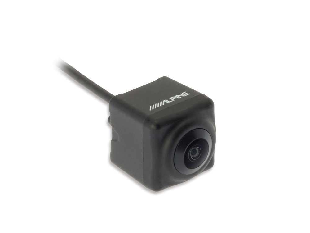 Alpine HCE-C1100D rear-view camera with direct connection for compatible Alpine devices.