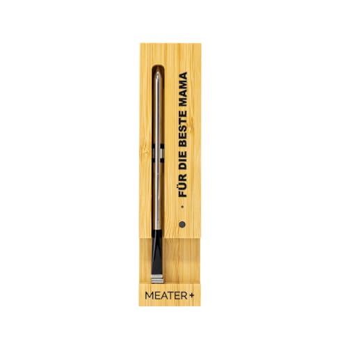 "For the "Best Mom" - MEATER Plus Engraved | The Wireless, Smart Meat Thermometer with 50m Range For Oven, Grill, Pan, and Rotisserie Perfect Meat Enjoyment via App in German Language"