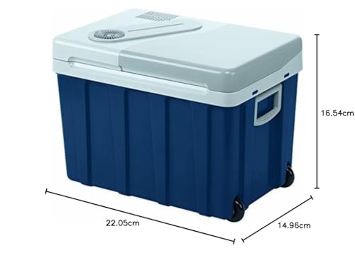 Mobicool W40 Cooler with Wheels | Electric | 39 L | 12V, 24V, 230V | for Car, Truck, Boat, RV, and Outlet [Energy Class F]