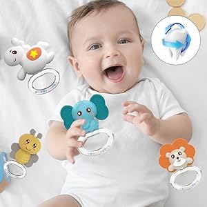 Eners Baby Music Mobile Crib, Wind-up Music Box Mobile for Baby Girl Boy, Mobile Holder for Crib Changing Table with Music and Light & Remote Control and Rotation Function (Green)