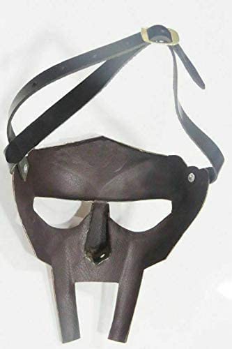 FICUS GIFT MF Doom Mask 18 gauge steel hand-forged Sca Larp Gladiator MF Doom Rapper Madvillain