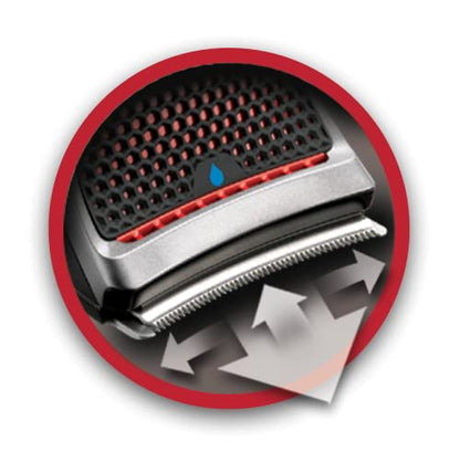 Remington DIY Hair Clipper [self-sharpening stainless steel blades/Curve-Cut Technology for easy self-cutting/0.5-15mm] Hair Trimmer (9 attachment combs, cordless/rechargeable, lithium battery, storage pouch) HC4250
