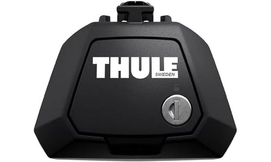 Thule Raised Rail Evo Foot Pack for vehicles with open railings, 710410, Black, One size