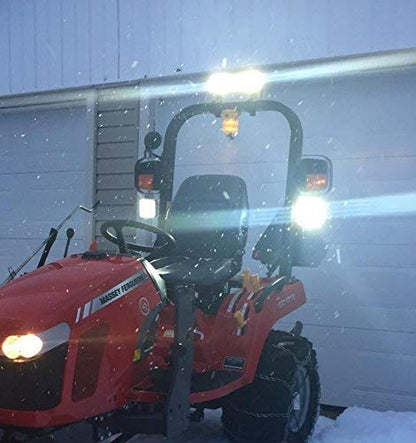 Willpower 10pc LED Spotlight 4'' 10cm 48W LED Work Light 12V 24V Auxiliary Light Car Reverse Light Led Waterproof for Off-road Tractor SUV ATV Place