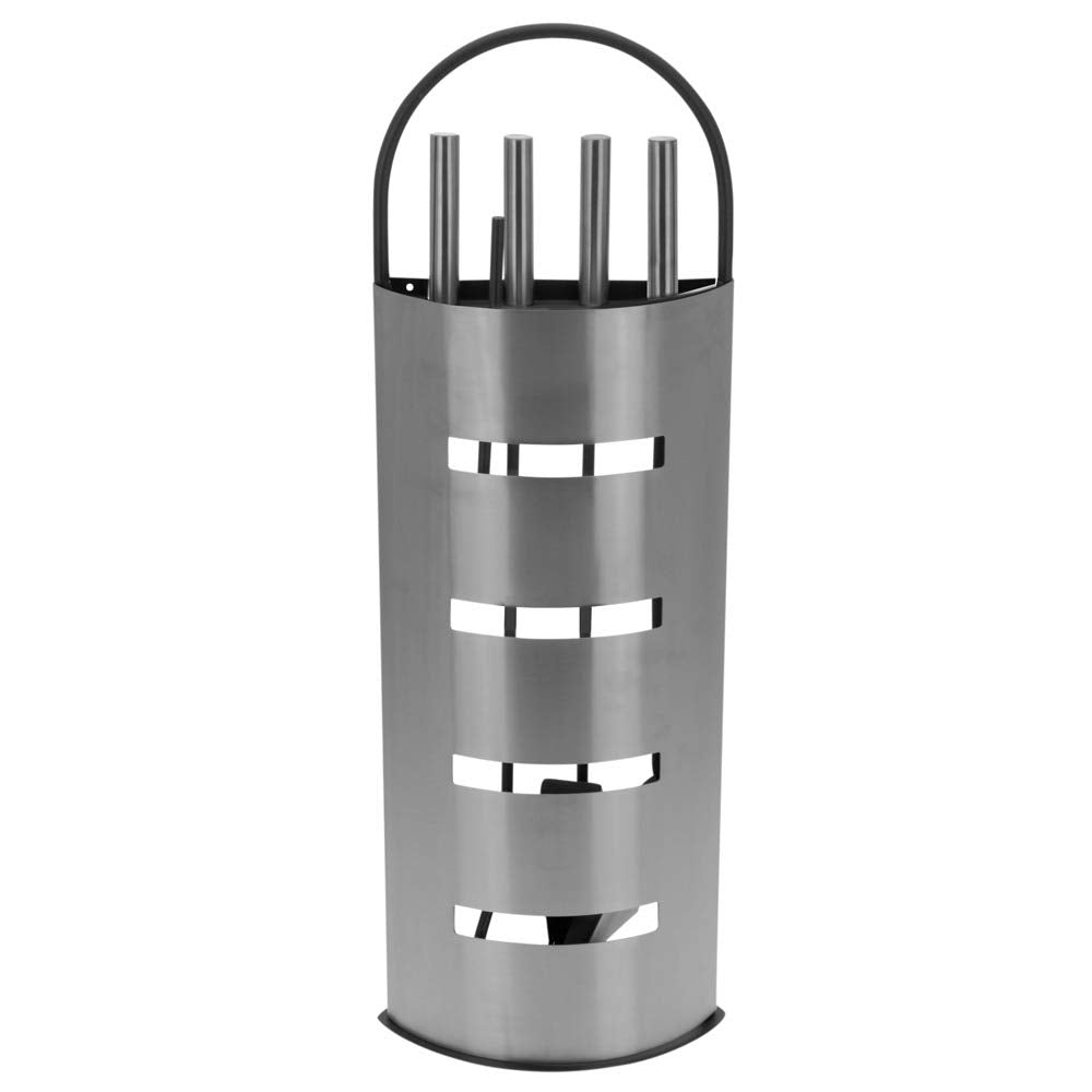 Household International Stainless Steel Fireplace Tool Set 5 pieces
