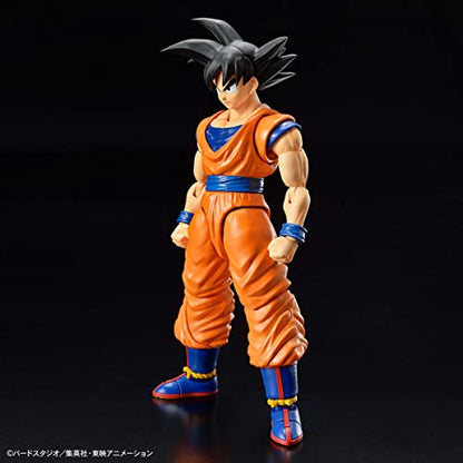 Dragon Ball - Figure Rise Standard Son Goku (New Spec Ver.) - Model kit, Orange/Sunset Chevron pattern.