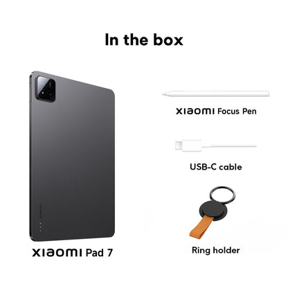 XIAOMI Pad 7 Tablet+Pen, 11.2-inch, 8+128GB, Grey, 3.2K 144Hz Display, Snapdragon 7+ Gen 3, 8850mAh Battery, 45W TurboCharge, HyperAI, Quad Speakers, Seamless Desktop-like Experience