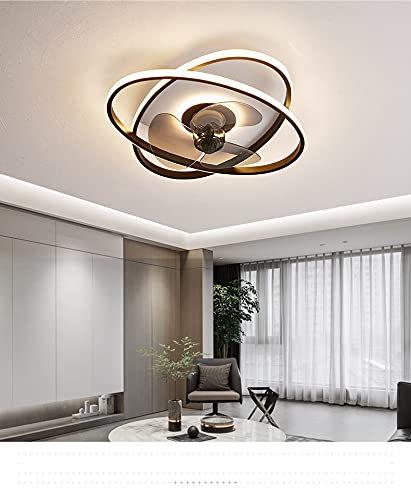 Ceiling fan with LED lighting Ceiling lamp Fan 3343 black Ø 50cm 96W with remote control Light color/brightness adjustable dimmable LED ceiling light fan light ceiling