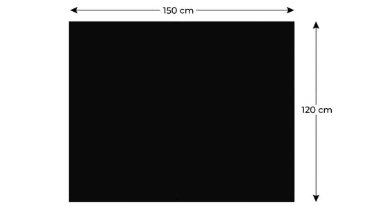 ALLboards Frameless SLIMboard - Chalkboard surface - 150x120 cm + FREE