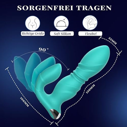 Unique sex toys for couples Extreme Sex, thrust function G spot & anal vibrators Women anal plug with vibration, Sex toy set for woman couple vibrator, prostate stimulation men erotic sex toys