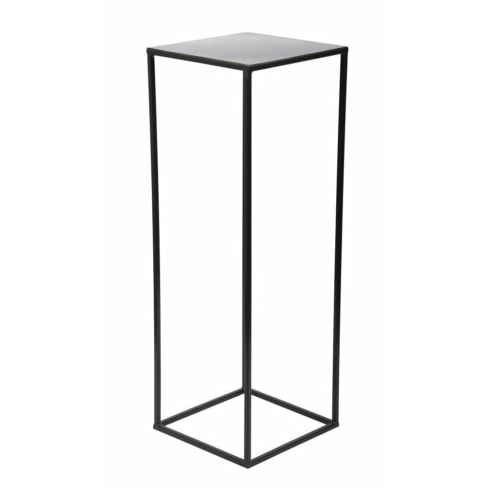 HowHomely Flower Stand Metal Black 70 cm High - Solid and Sturdy Metal Flower Stand - Plant stand for decoration in living room, bedroom, or office.