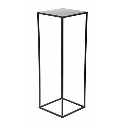 HowHomely Flower Stand Metal Black 70 cm High - Solid and Sturdy Metal Flower Stand - Plant stand for decoration in living room, bedroom, or office.