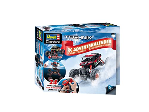 Revell Advent Calendar RC Crawler I Build remote-controlled truck in 24 days I Advent calendar for boys, girls & adults I Christmas gift I Ages 10+
