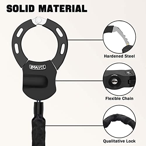 IMAYCC E Scooter lock, handcuff lock, bicycle accessory, lock for e scooter, includes a portable hanging bag.