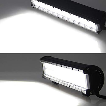 Willpower LED Headlight Offroad 12inch 72W LED Work Light 12V Spotlight Floodlight Combo Waterproof IP67 Additional Light Tractor Truck Auto SUV UTV ATV Reflector Reverse Light