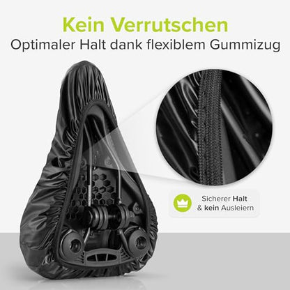VELMIA Bike Mudguard Set [24-29 inches] with Bike Saddle Rain Cover - Universal Bike Mudguard, Mountain Bike, MTB Clip-On Mudguard for protection against splashing water & dirt.
