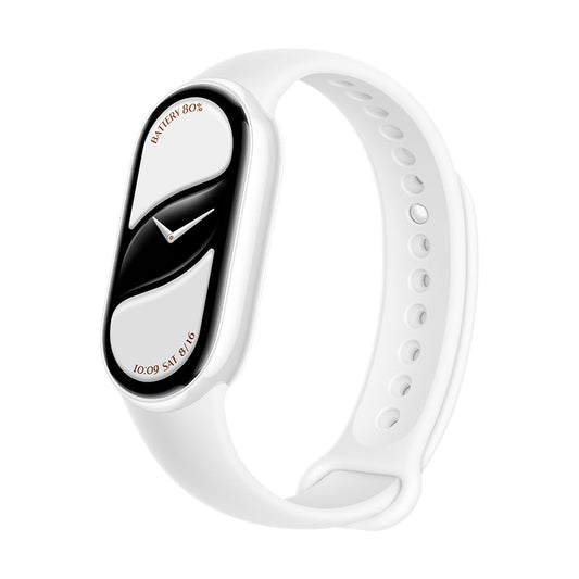 Xiaomi Smart Band 10, Smart Watch, Fitness Tracker, 1.72" AMOLED display, 21-day battery life, 5ATM water resistance, SPO2 & heart rate monitoring, sleep tracking, 150+ sports modes, Ceramic Edition Pearl White.