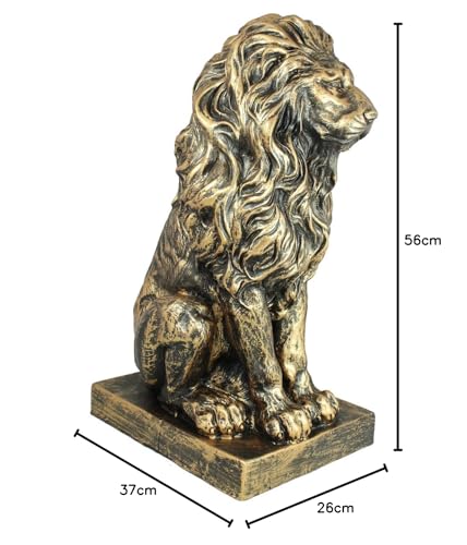colorful living lion sculpture lion statue decoration lion garden garden lion figurine lion sitting