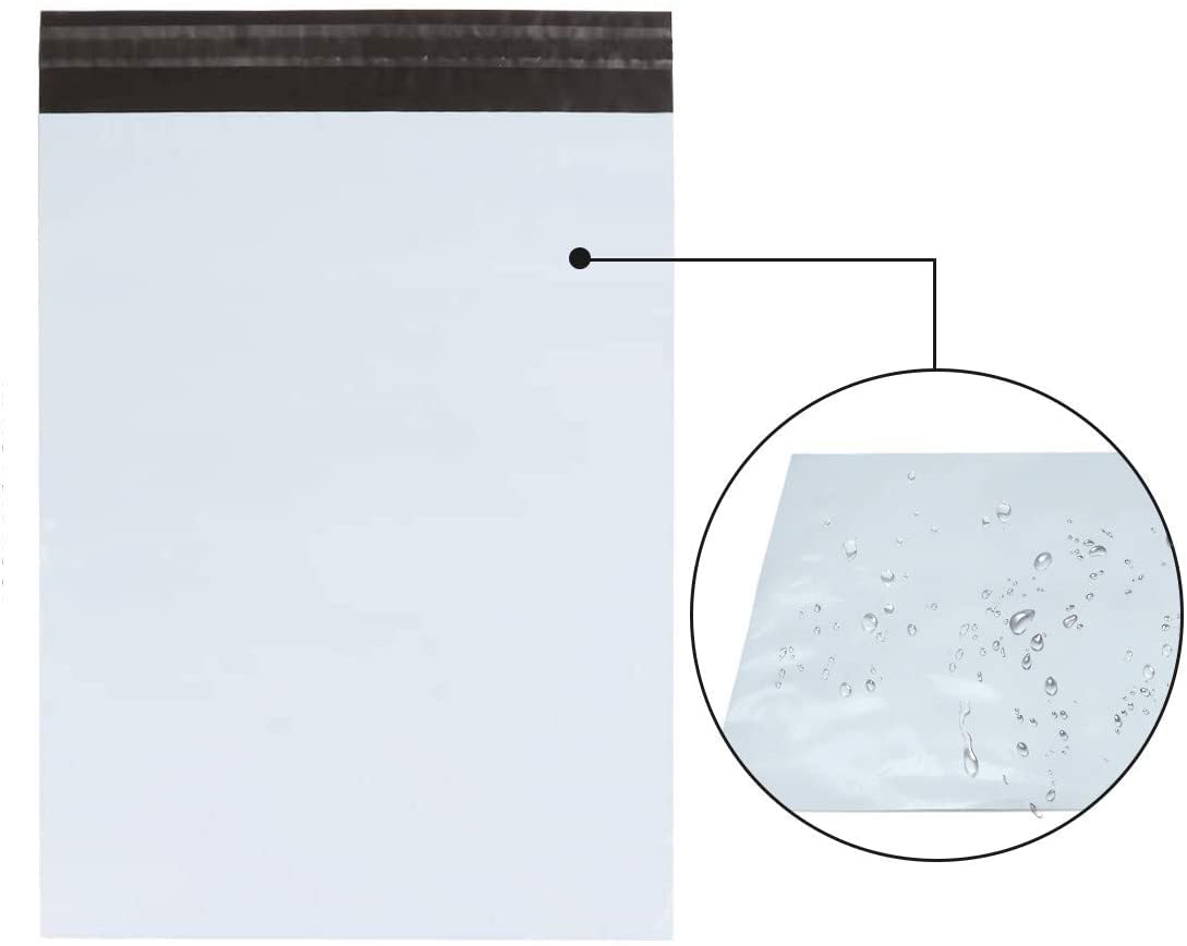 100 pieces of plastic shipping bags 305x380mm, self-adhesive and opaque, plastic shipping bags for clothing and textiles (XL)