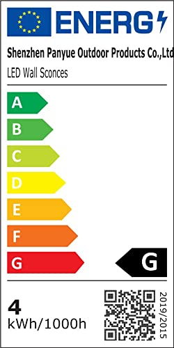 Lightsjoy LED Wall Light Indoor Modern Wall Lamp Hallway Wall Lighting 3 Color Temperatures with Switch 350° for Living Room Bedroom Kids Room etc. White