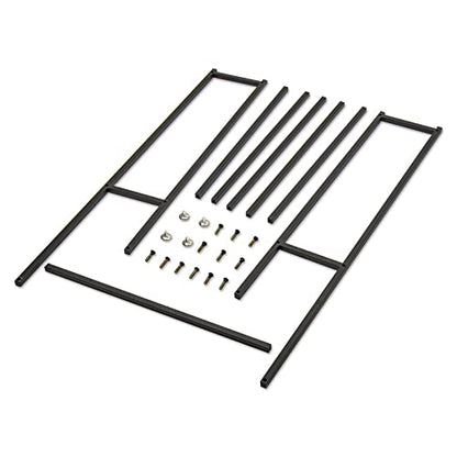 WING freestanding towel rack in metal, standing black bathroom towel holder with 3 towel bars, bath accessory and clothes valet, 65×20×110cm(L×W×H)
